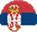 Serbia flag icon - country flags