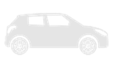 Compact car side view silhouette - Transparent PNG & SVG vector file